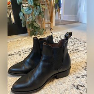 Baxter Black Leather Chelsea Boots, 9